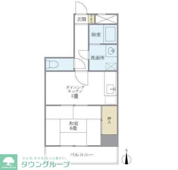 S・1マンションの物件間取画像