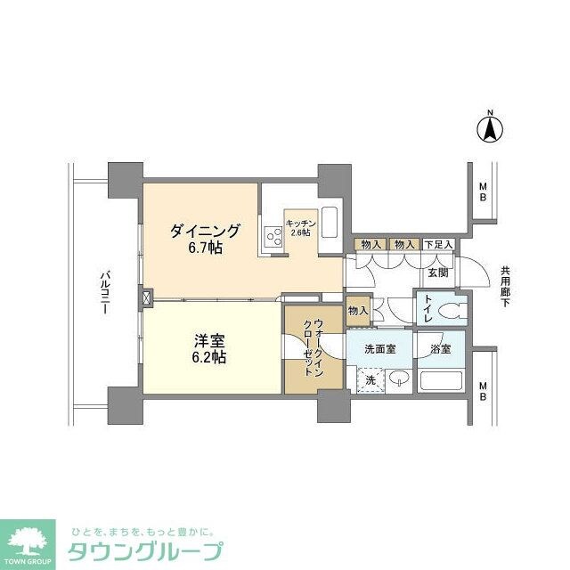 豊洲シエルタワーの物件間取画像