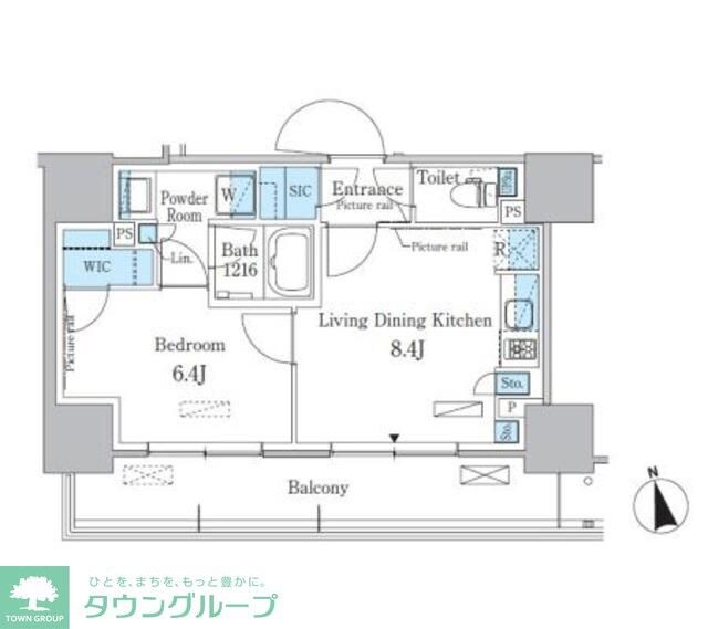 パークアクシス東陽町・親水公園の物件間取画像