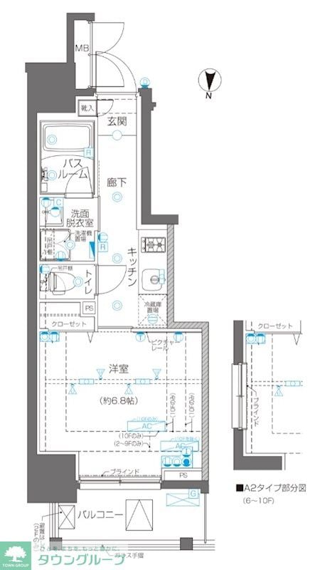 ZOOM錦糸町の物件間取画像