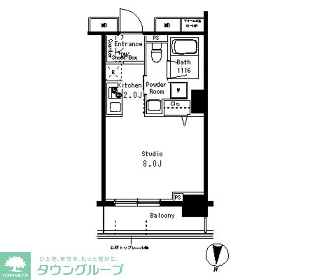 パークアクシス亀戸の物件間取画像