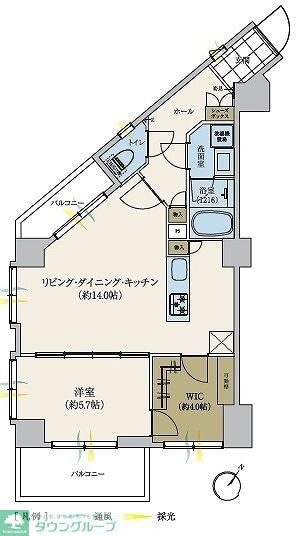 シャルムコート東日本橋の物件間取画像