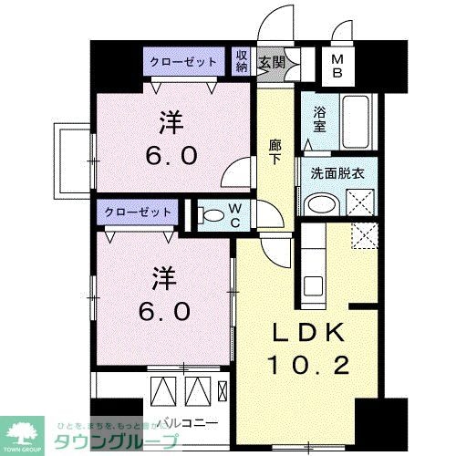 リバーサイド　ガーデンの物件間取画像