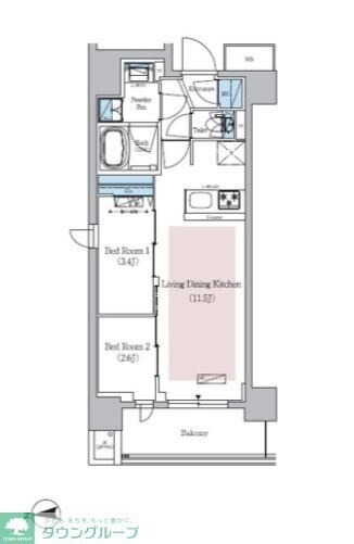 アーバネックス新御徒町駅前の物件間取画像