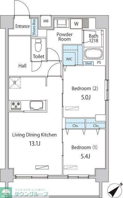 築地ＭＫハウスの物件間取画像