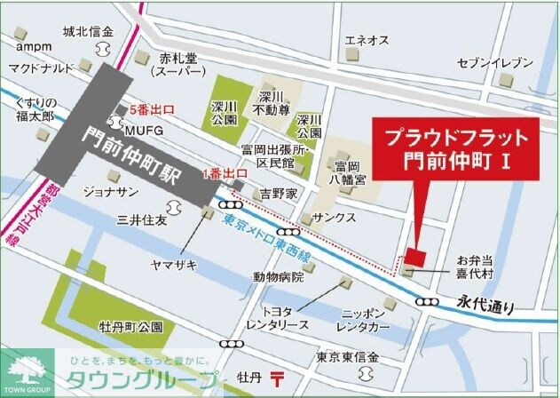 プラウドフラット門前仲町Iの物件内観写真