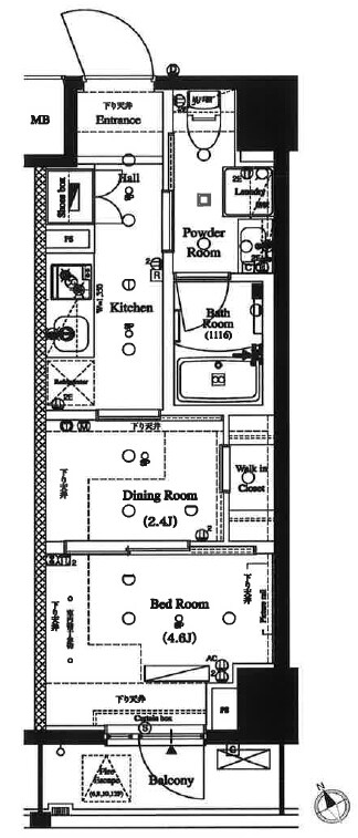 ARKMARK水天宮前Iの物件間取画像