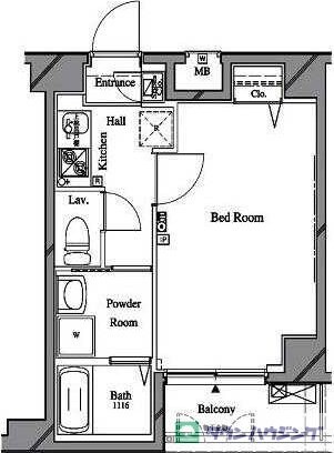 ＡＲＴＥＳＳＩＭＯ　ＬＩＮＫ　ＦＩＯＲＥの物件間取画像