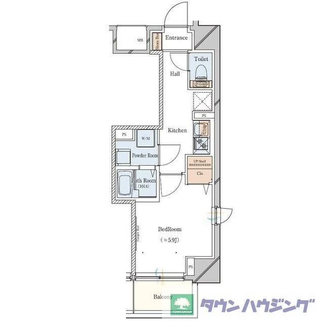 ガリシア駒込ＥＡＳＴの物件間取画像