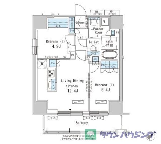 パークアクシス西巣鴨の物件間取画像