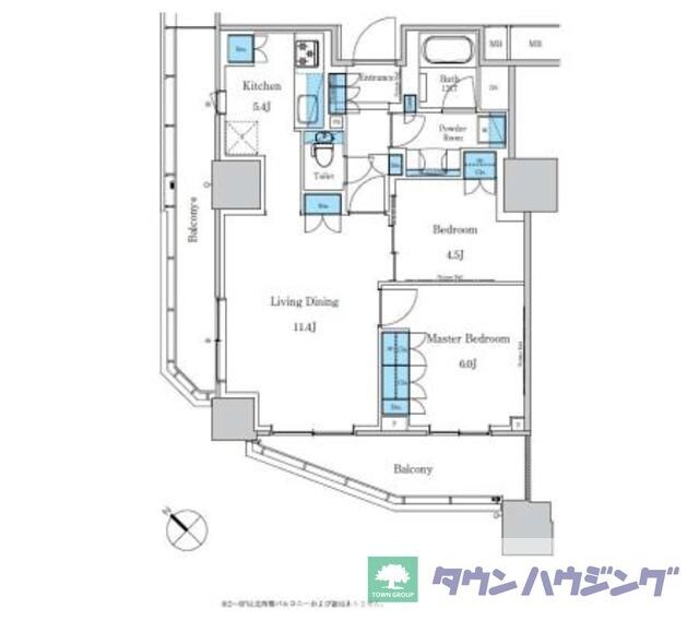 パークアクシス滝野川ラ　ブリーズの物件間取画像