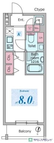 ドゥーエ板橋区役所前の物件間取画像