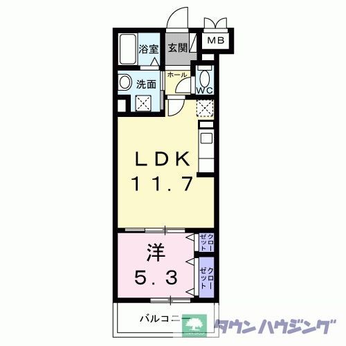 ソレアード志茂の物件間取画像