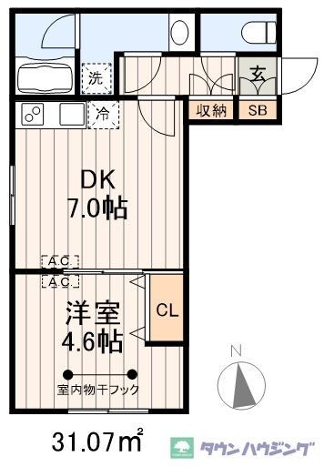 キャッスルヒル赤羽の物件間取画像