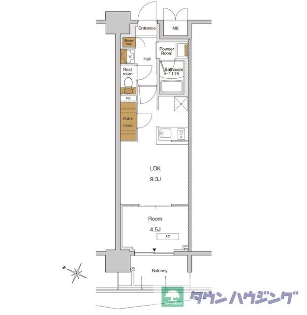 ＲＪＲプレシア東十条ガーデンの物件間取画像