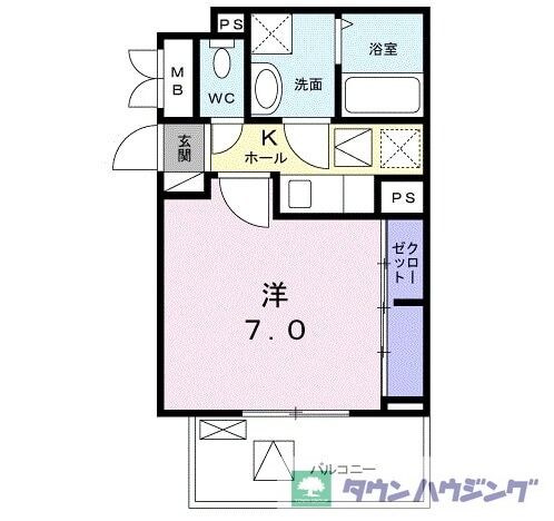 スプリングアイの物件間取画像