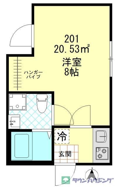 クレール蓮根の物件間取画像