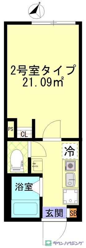 板橋本町新築アパート（仮）の物件間取画像