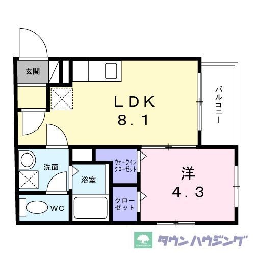 フィオーレの物件間取画像