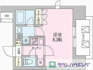 ZOOM池袋Westの物件間取画像