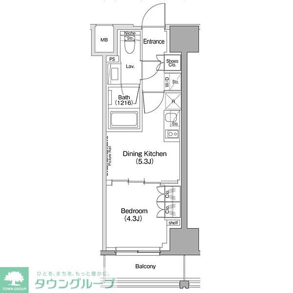 ザ・パークハビオ滝野川の物件間取画像