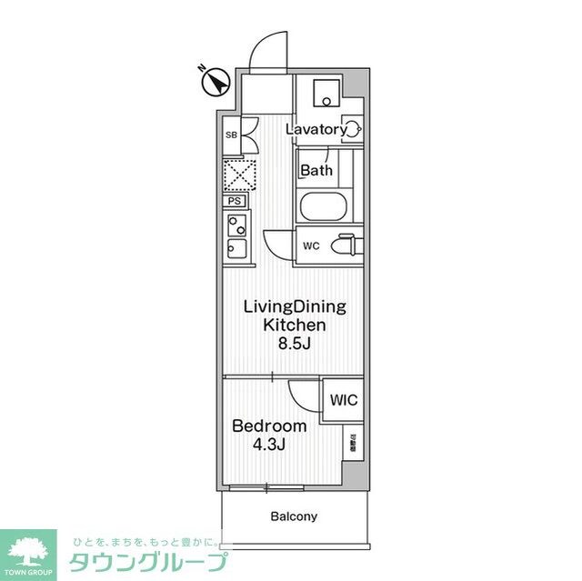 コンフォリア・リヴ巣鴨の物件間取画像