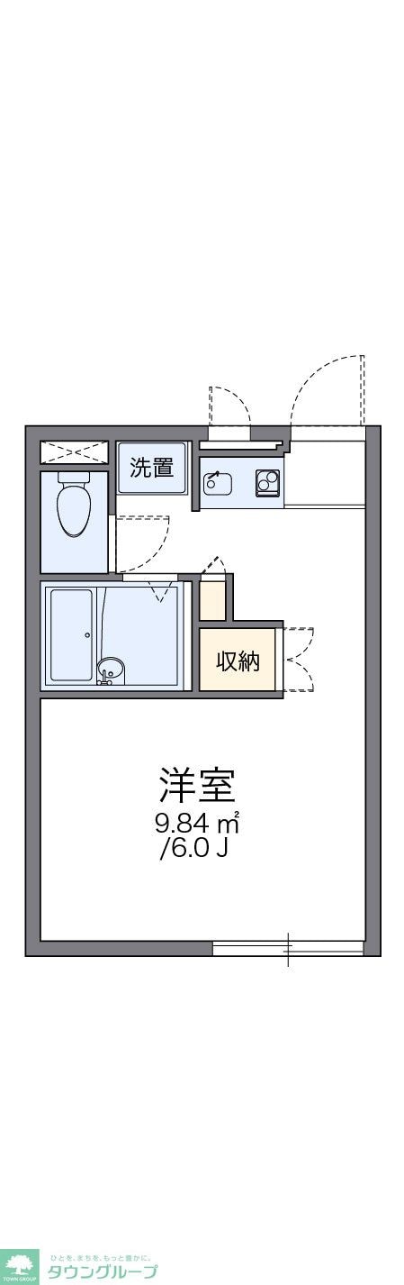 レオパレスセゾンの物件間取画像