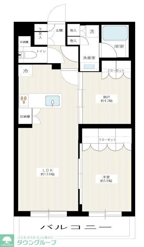セジョリ板橋坂下IIの物件間取画像