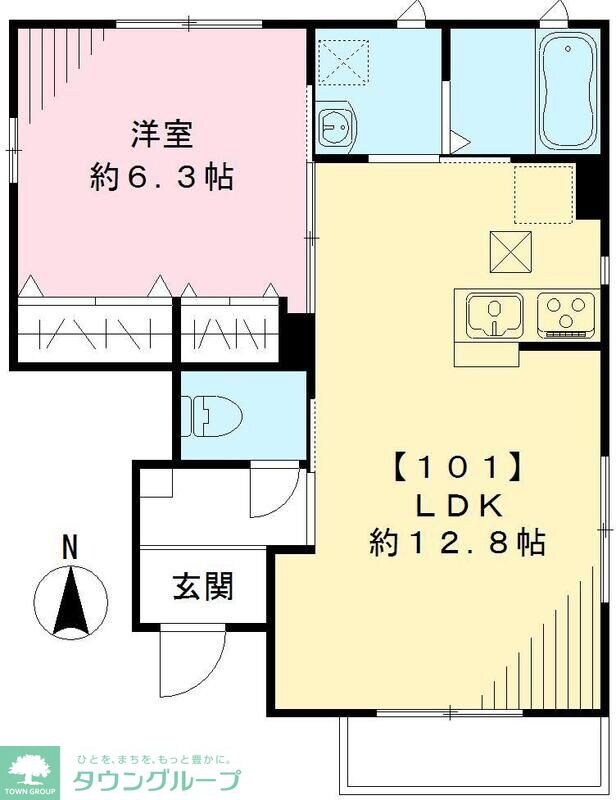 ジャルディーノAの物件間取画像