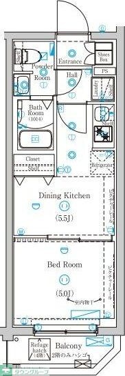 Mind Higashijujoの物件間取画像