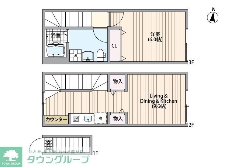 マーレ十条の物件間取画像