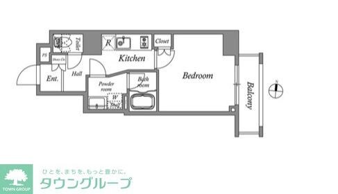 クオリタス東十条の物件間取画像