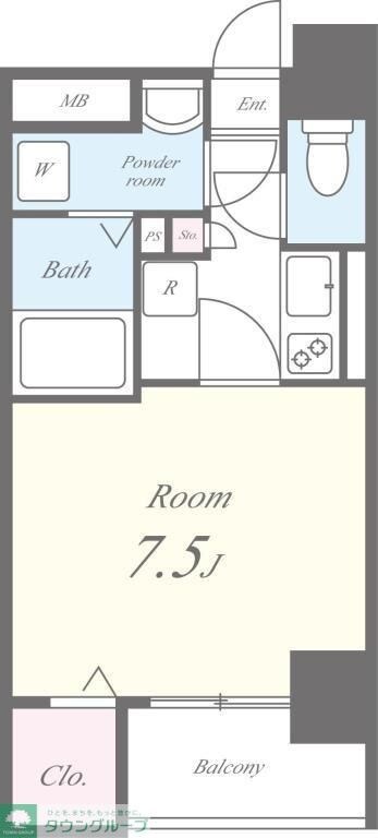 ヒルズ飛鳥山の物件間取画像