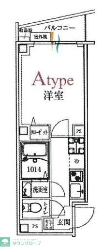 b’CASA王子IIの物件間取画像