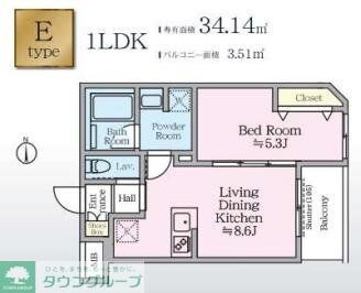 アイルグランデ赤羽の物件間取画像