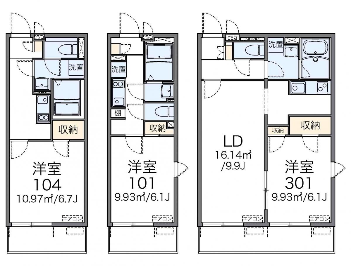 レオネクストグリーンパーク舎人の物件間取画像