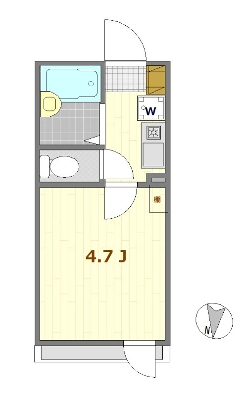 ノーザンロード扇大橋の物件間取画像