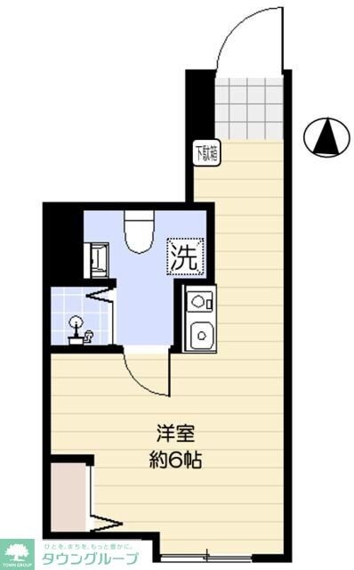 リーフ江北の物件間取画像