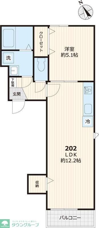 仮称ヴェルドミールIIIの物件間取画像