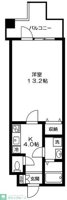 サンリット江北の物件間取画像