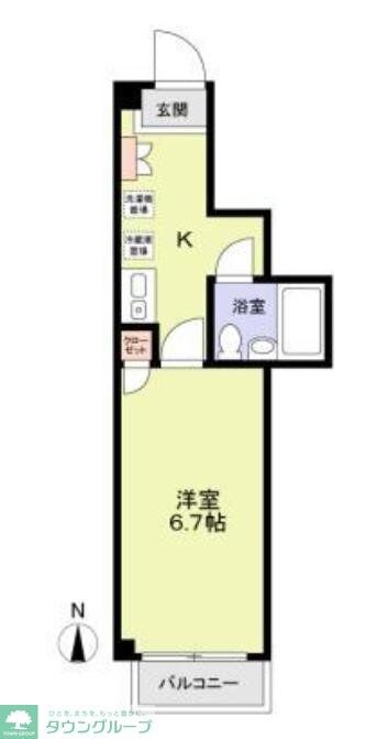ダイヤモンドレジデンス松が谷の物件間取画像