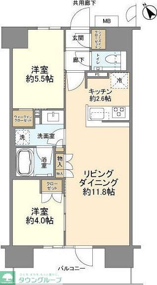 クレヴィア上野入谷の物件間取画像