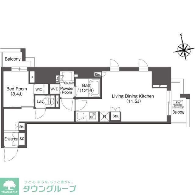 コンフォリア東上野の物件間取画像