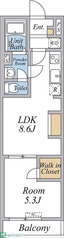 リブリ・高野の物件間取画像
