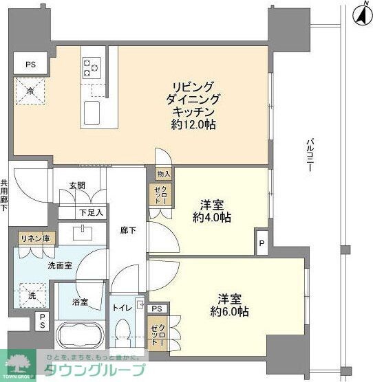 ブランズ本郷の物件間取画像