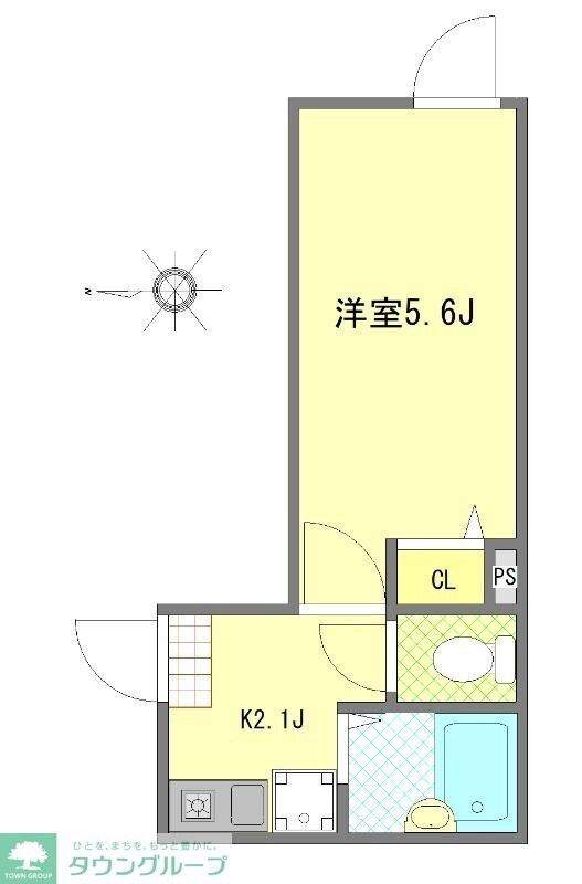 Well-being江北の物件間取画像