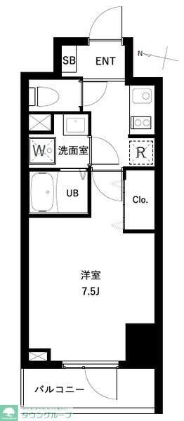 アーバンパーク扇大橋の物件間取画像
