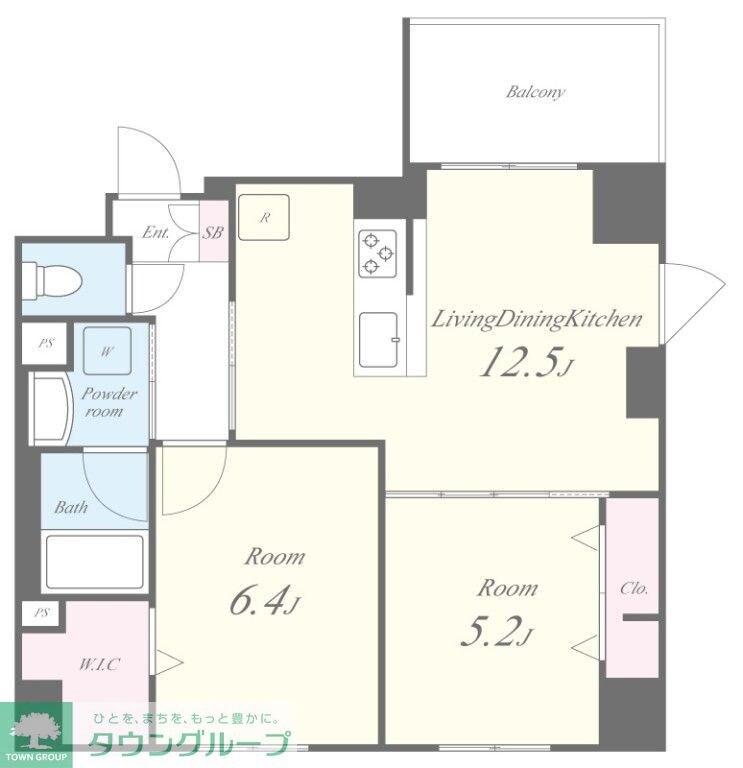 サントゥール駒込の物件間取画像