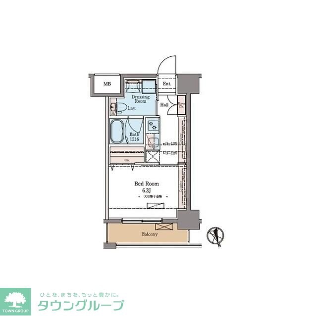 ラグゼナ北千住の物件間取画像