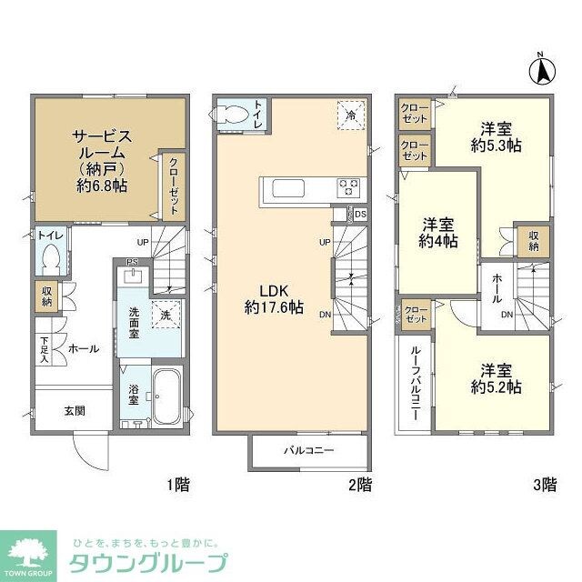 Kolet扇大橋#06の物件間取画像